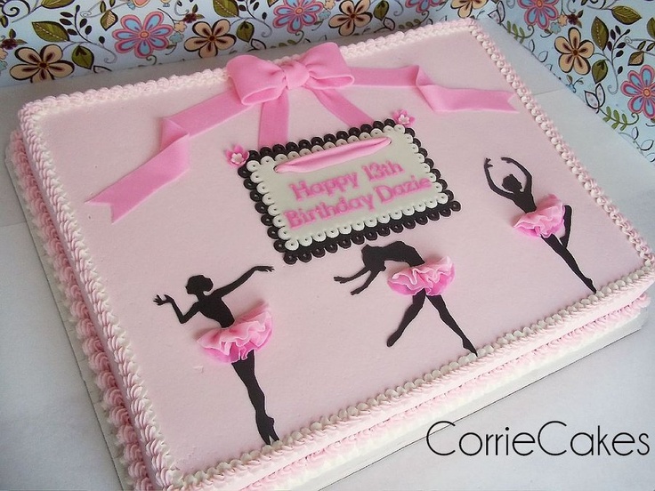 12 Photos of Sheet Cakes For Dancers 12 Photos of Sheet Cakes For Dancers