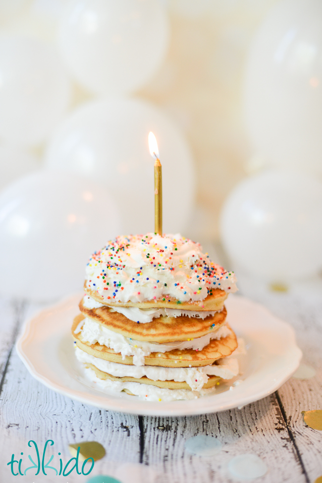 Birthday Cake Pancakes Birthday Cake Pancakes