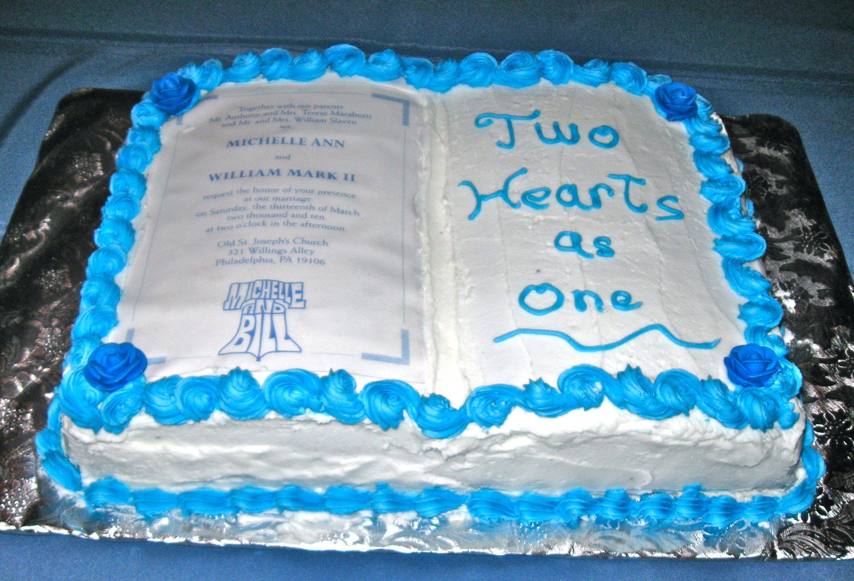 7 Photos of Wording On Bridal Cakes
