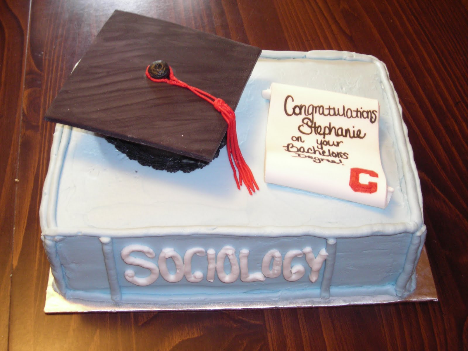 College Graduation Cake