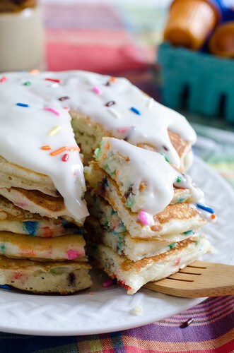 Confetti Birthday Cake Pancakes Confetti Birthday Cake Pancakes