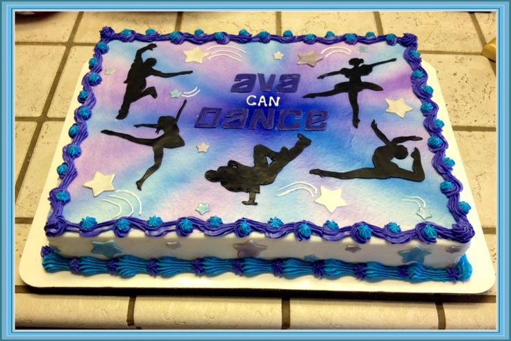 Dance Sheet Cake Dance Sheet Cake