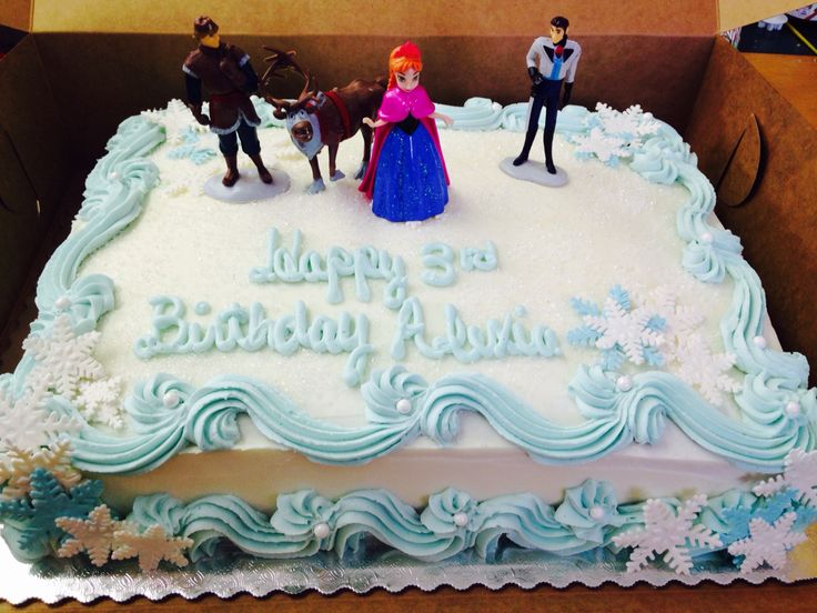 Disney Frozen Birthday Sheet Cakes Disney Frozen Birthday Sheet Cakes