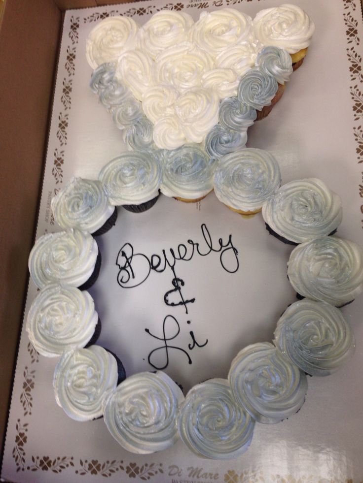 Engagement Ring Cupcake Cake Engagement Ring Cupcake Cake
