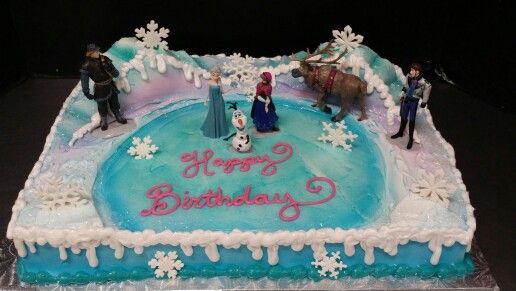 Half Sheet Birthday Cake Frozen Half Sheet Birthday Cake Frozen