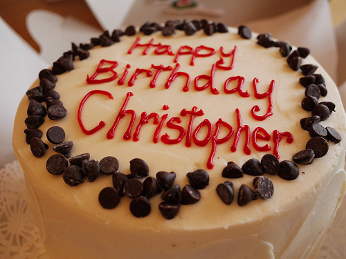 Happy Birthday Chris Cake.