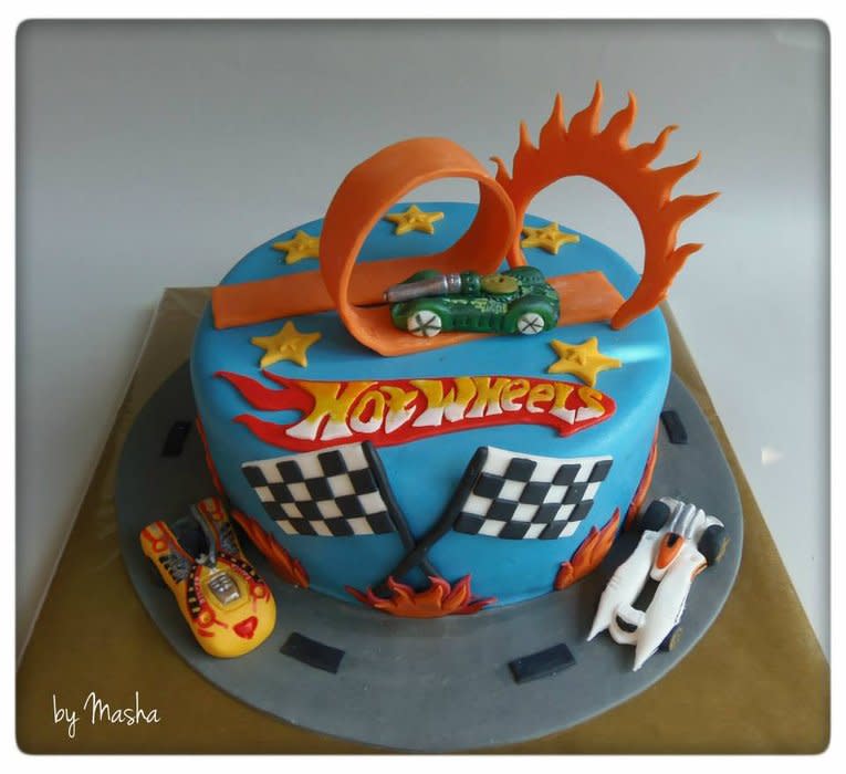 Hot Wheels Birthday Cake Ideas