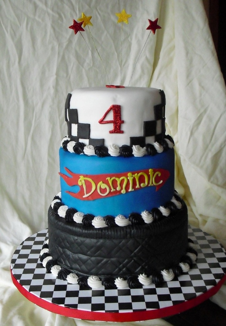 Hot Wheels Birthday Cake