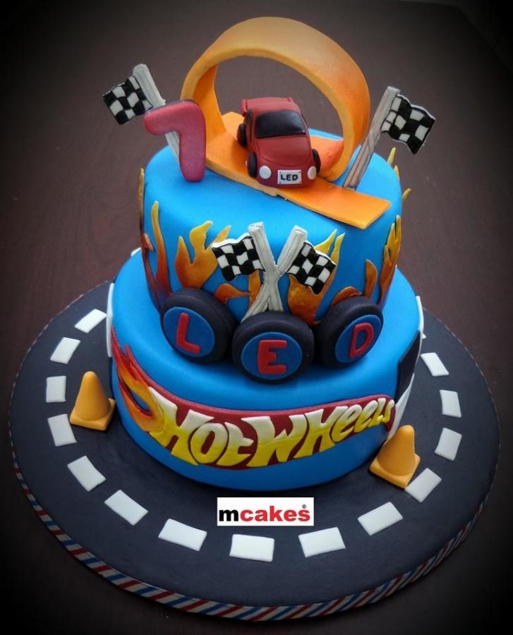 Hot Wheels Birthday Cake