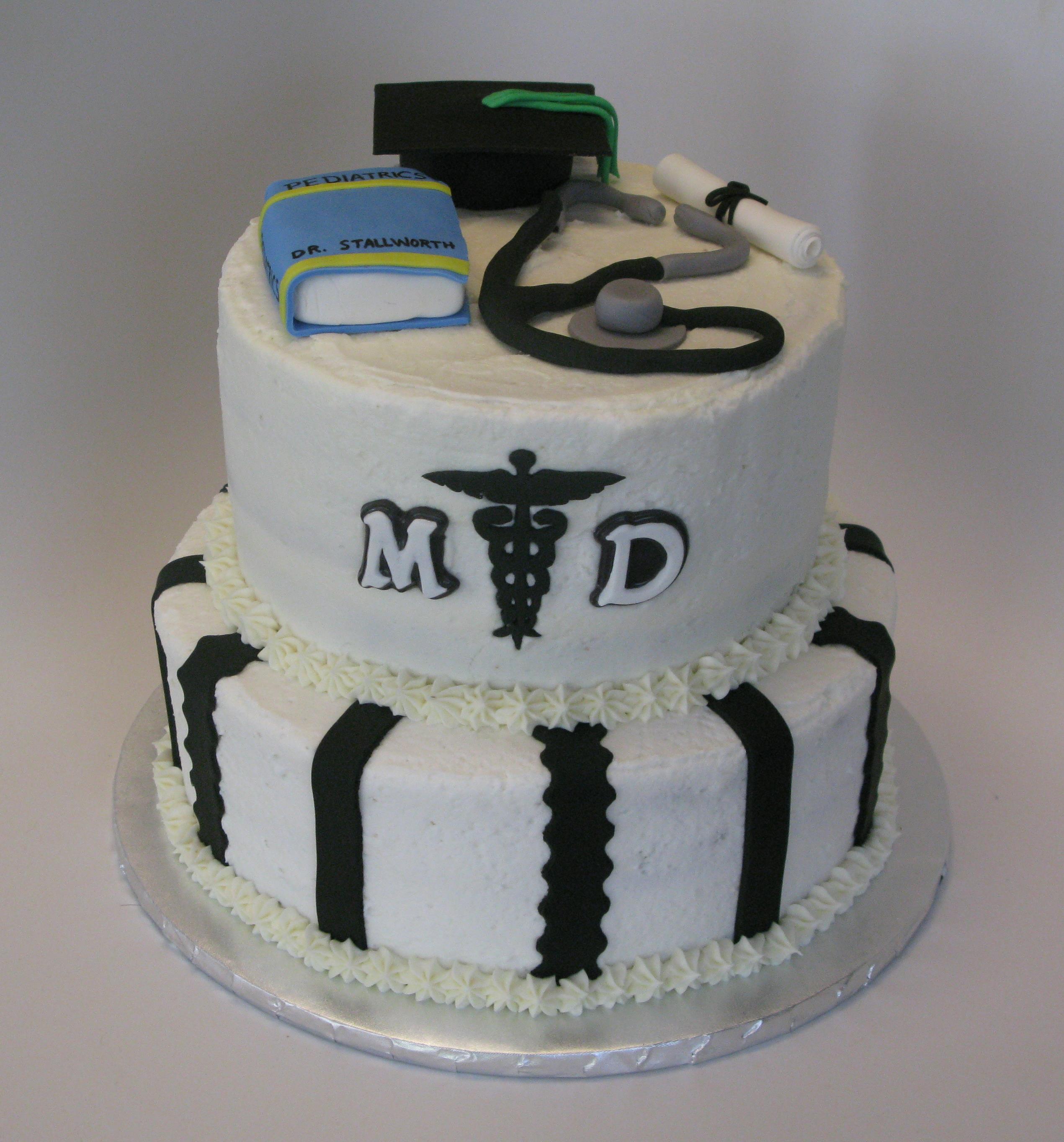 Medical School Graduation Cake