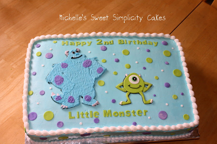 Monsters Inc Cake Monsters Inc Cake