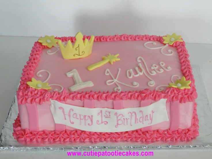 Princess Birthday Sheet Cake Princess Birthday Sheet Cake
