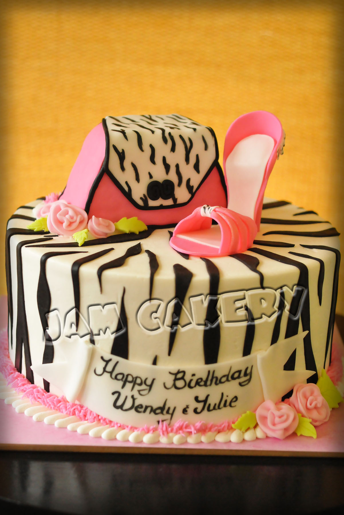 Shoe and Purse Birthday Cake Shoe and Purse Birthday Cake