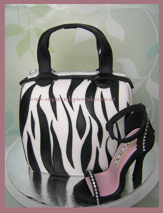 Zebra Purse Cake Zebra Purse Cake