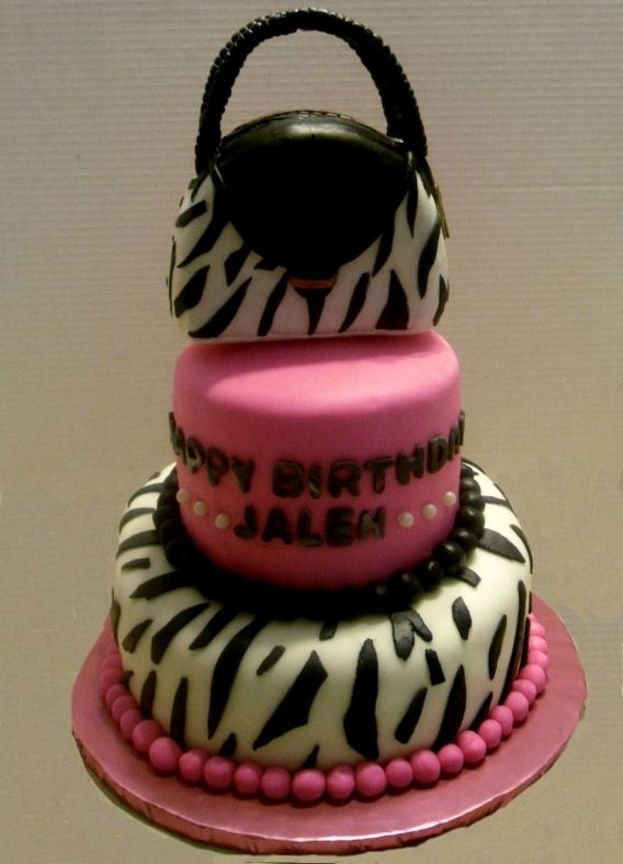 Zebra Purse Cake Zebra Purse Cake