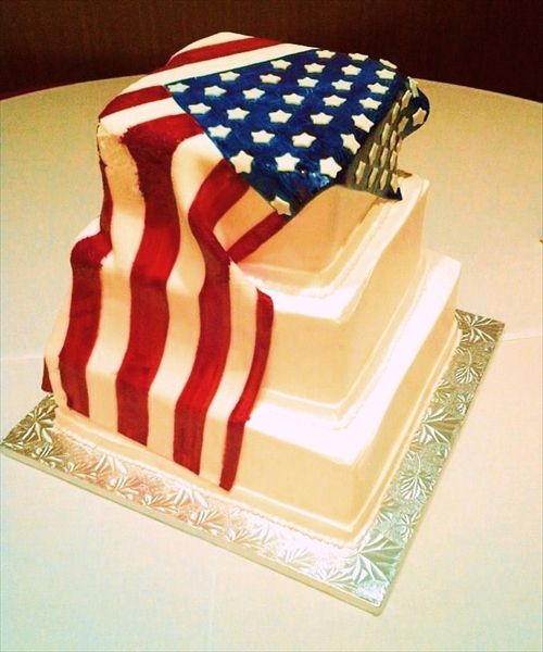 10 Flag Wedding Cakes Photo American Flag Wedding Cake Rebel Flag
