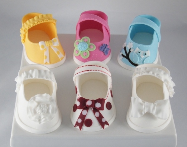 Baby Shower Cake Toppers Shoes