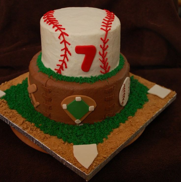 Baseball Birthday Cake Baseball Birthday Cake