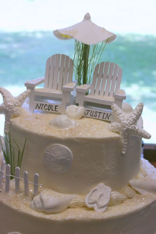 10 Cakes Decorated With Beach Theme Wedding Photo Beach Theme