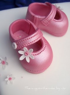 Fondant Baby Shoe Template for Shoes