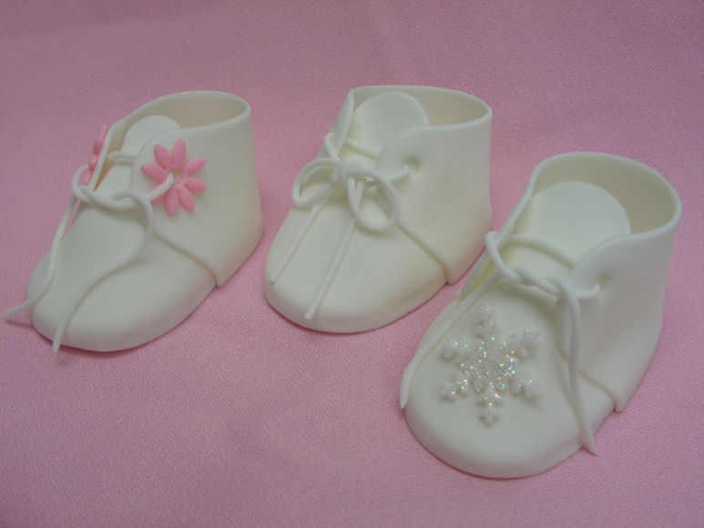 How to Make Out of Fondant Baby Booties