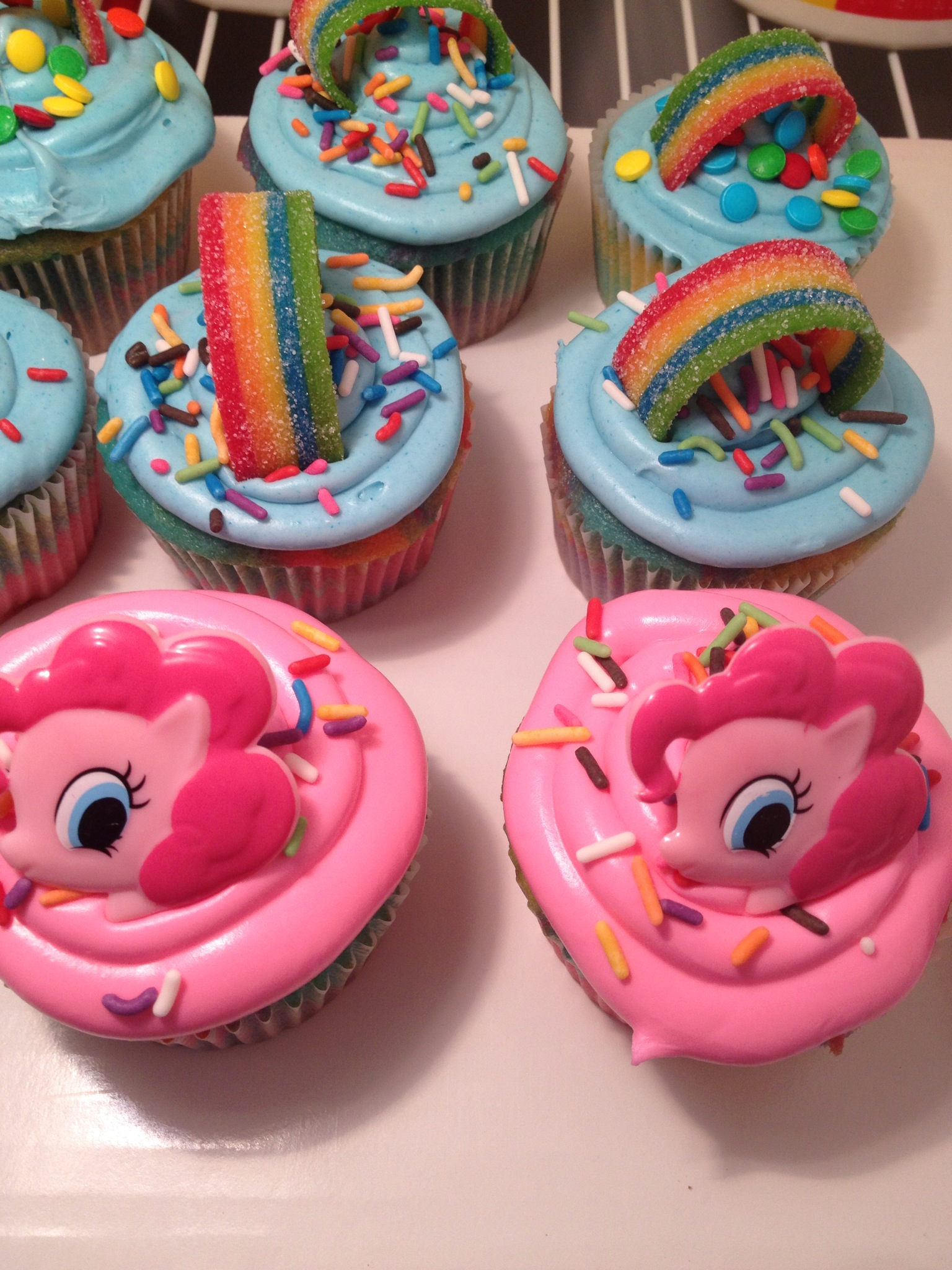 My Little Pony Birthday Cupcakes My Little Pony Birthday Cupcakes