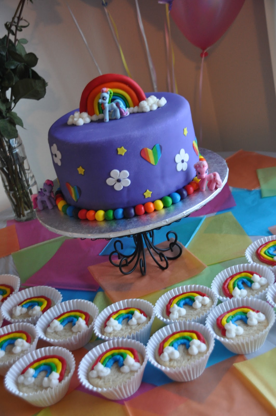 My Little Pony Rainbow Birthday Cake
