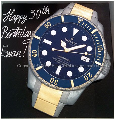 Rolex Watch Birthday Cake Rolex Watch Birthday Cake