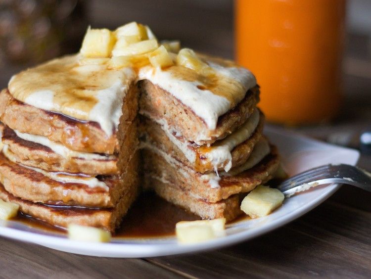 Vegan Carrot Cake Pancakes Recipe Vegan Carrot Cake Pancakes Recipe