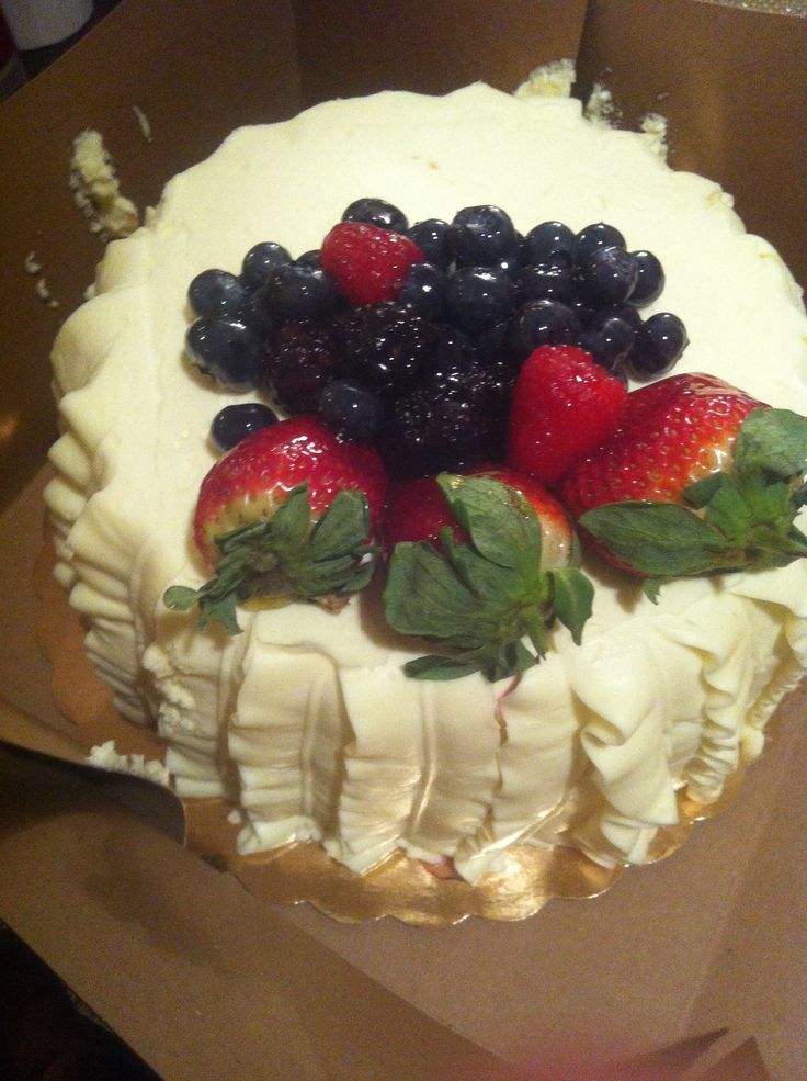 Whole Foods Chantilly Cake with Fruit