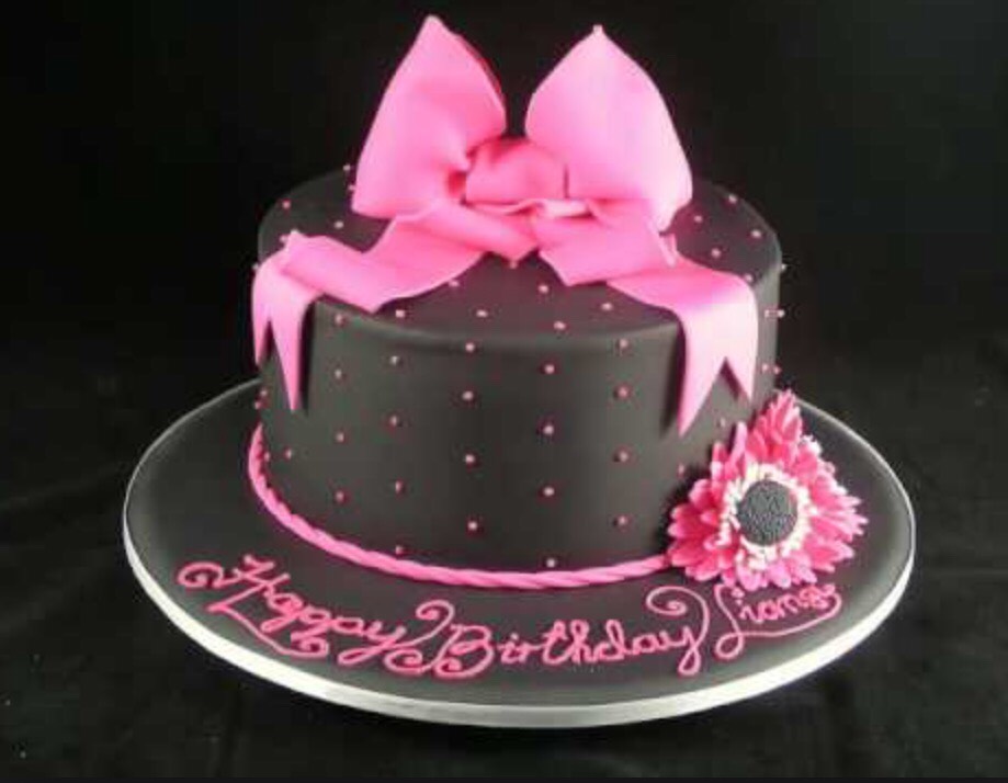 11 Simple Girly Bday Cakes Cool Photo Simple Girly Birthday Cake