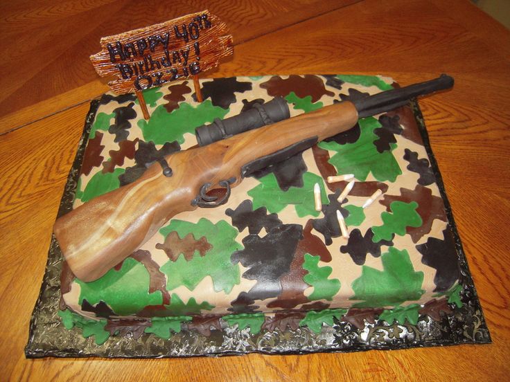 Camo Sheet Birthday Cake Pictures Camo Sheet Birthday Cake Pictures