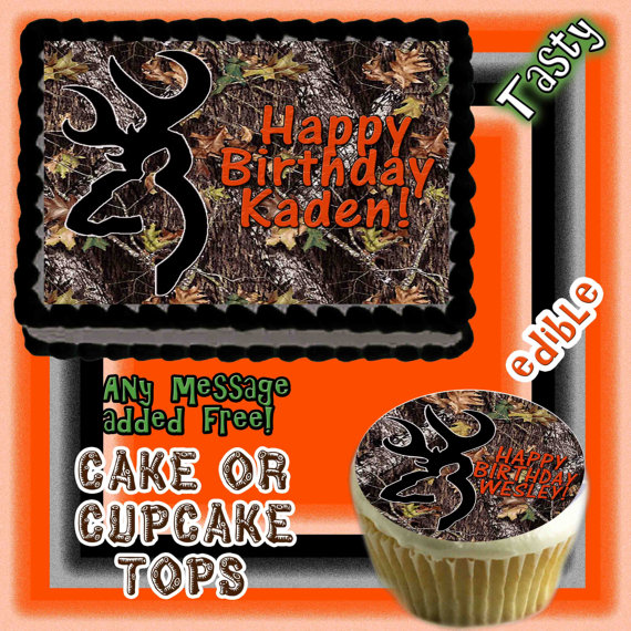 Deer Hunting Birthday Cake Toppers Deer Hunting Birthday Cake Toppers