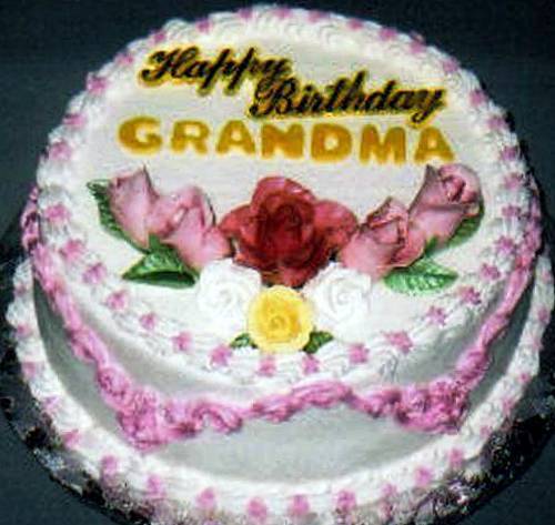 Happy Birthday Grandma Cake