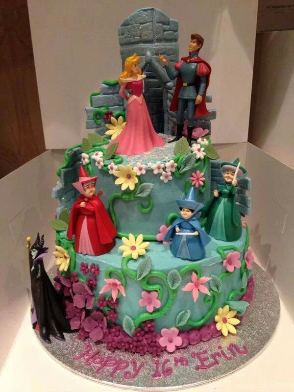 Sleeping Beauty Birthday Cake