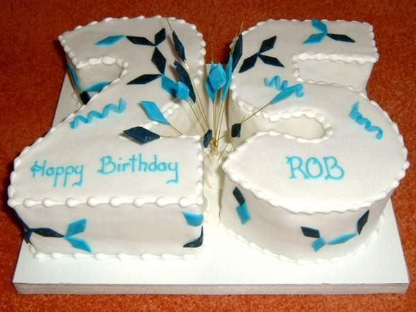 25th Birthday Cake Decorations