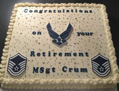 Air Force Retirement Cake Ideas Air Force Retirement Cake Ideas