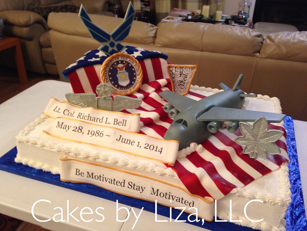 Air Force Retirement Cake Air Force Retirement Cake