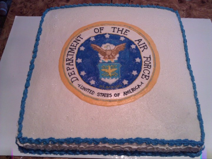Air Force Sheet Cake Air Force Sheet Cake