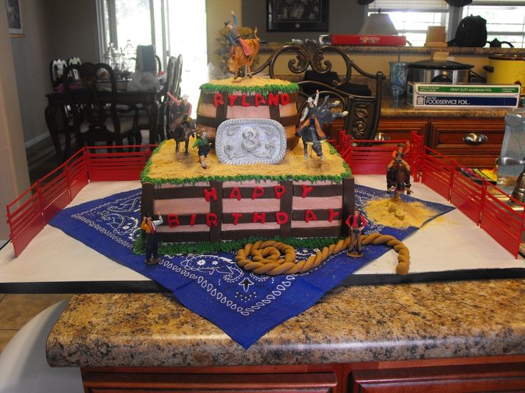 6 Bull Riding Birthday Cakes Photo Cake Bull Rider Birthday Cake