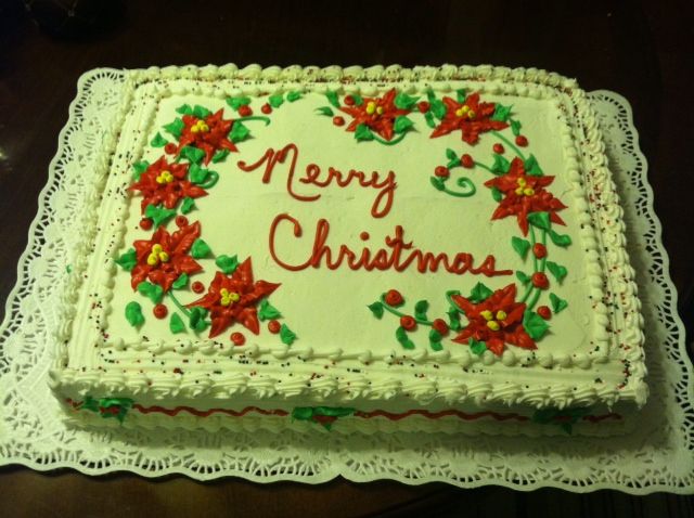 Christmas Decorated Sheet Cakes Christmas Decorated Sheet Cakes