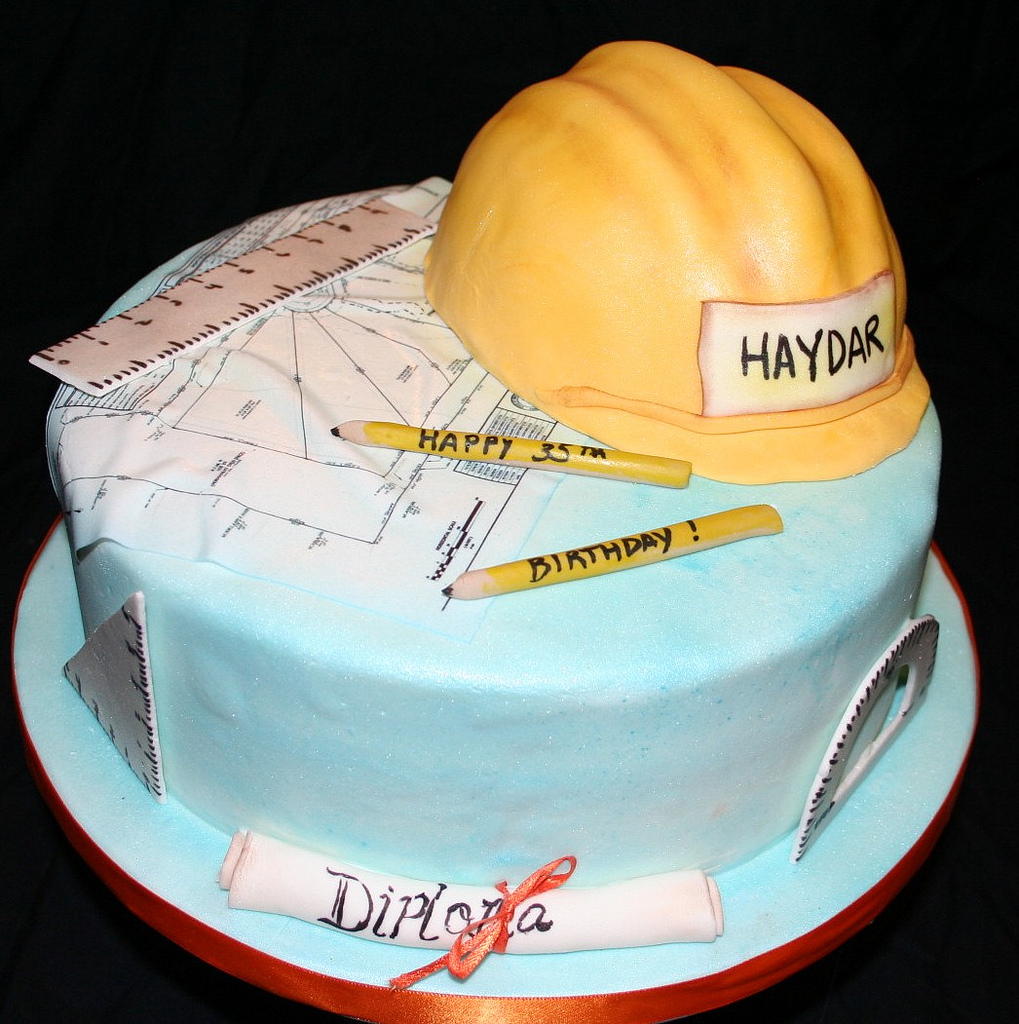 Civil Engineer Birthday Cake.