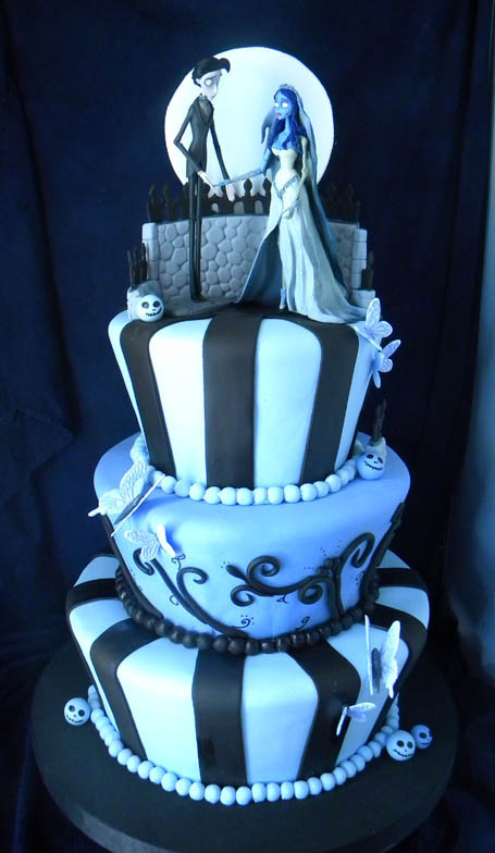 Corpse Bride Wedding Cake