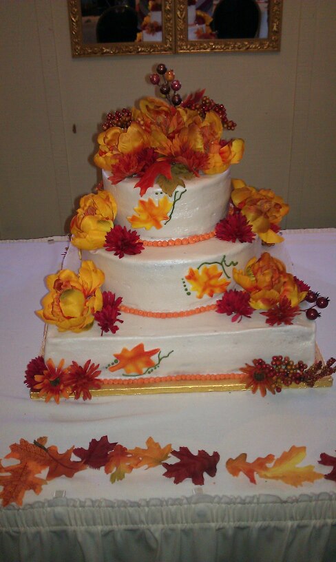 Fall Wedding Cake Fall Wedding Cake