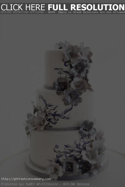 Gray Wedding Cake Gray Wedding Cake
