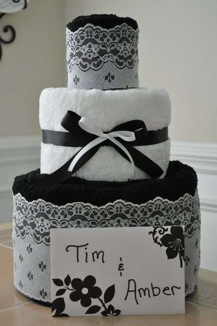 Kitchen Themed Towel Cake