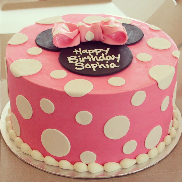 Minnie Mouse Birthday Cake Minnie Mouse Birthday Cake