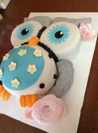 Owl Baby Shower Bump Cake Owl Baby Shower Bump Cake