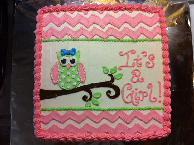 Owl Baby Shower Cake Owl Baby Shower Cake