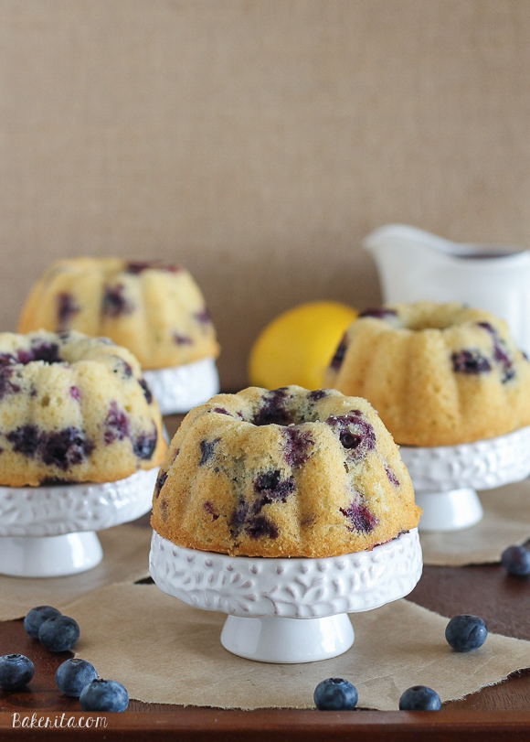 Recipe Blueberry Lemon Mini Bundt Cakes